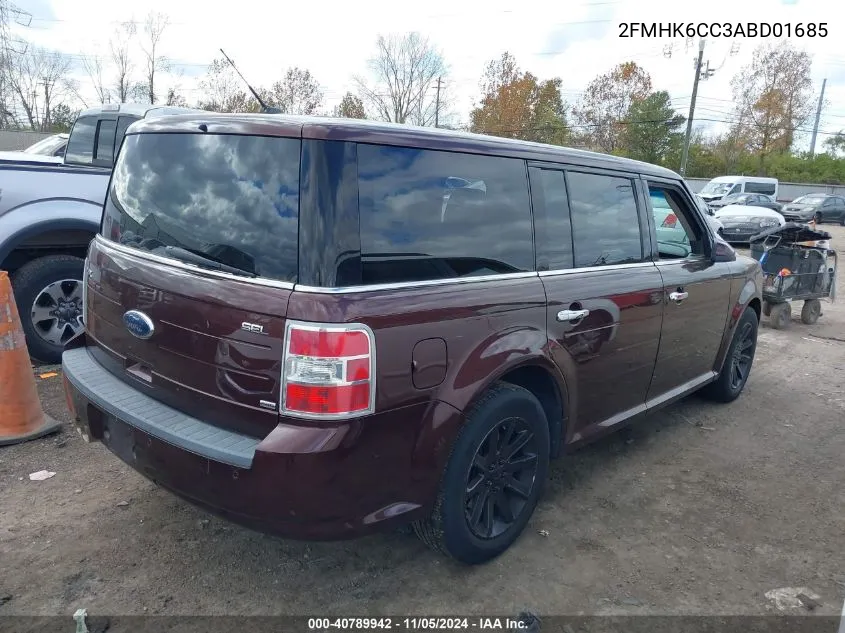 2010 Ford Flex Sel VIN: 2FMHK6CC3ABD01685 Lot: 40789942