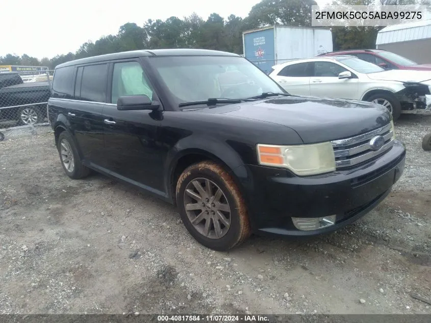 2010 Ford Flex Sel VIN: 2FMGK5CC5ABA99275 Lot: 40817584