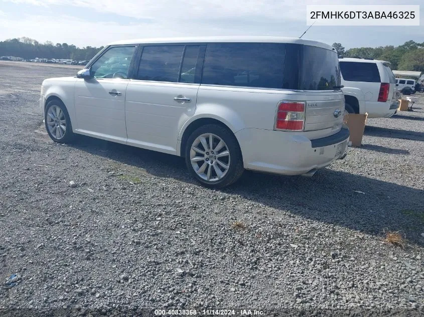 2FMHK6DT3ABA46325 2010 Ford Flex Limited