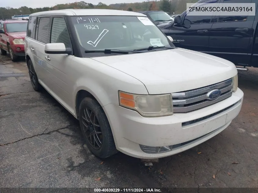 2010 Ford Flex Sel VIN: 2FMGK5CC4ABA39164 Lot: 40839229