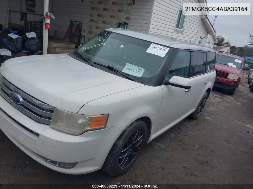 2010 Ford Flex Sel VIN: 2FMGK5CC4ABA39164 Lot: 40839229