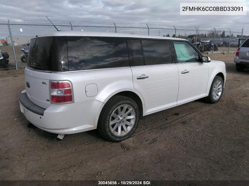 2011 Ford Flex Sel VIN: 2FMHK6CC0BBD33091 Lot: 30045656