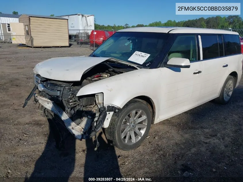 2FMGK5CC0BBD35879 2011 Ford Flex Sel