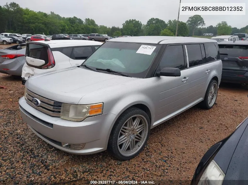 2011 Ford Flex Se VIN: 2FMGK5BC8BBD12352 Lot: 39287717