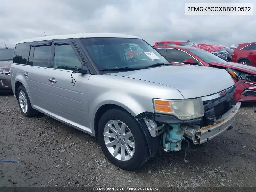 2011 Ford Flex Sel VIN: 2FMGK5CCXBBD10522 Lot: 39341162