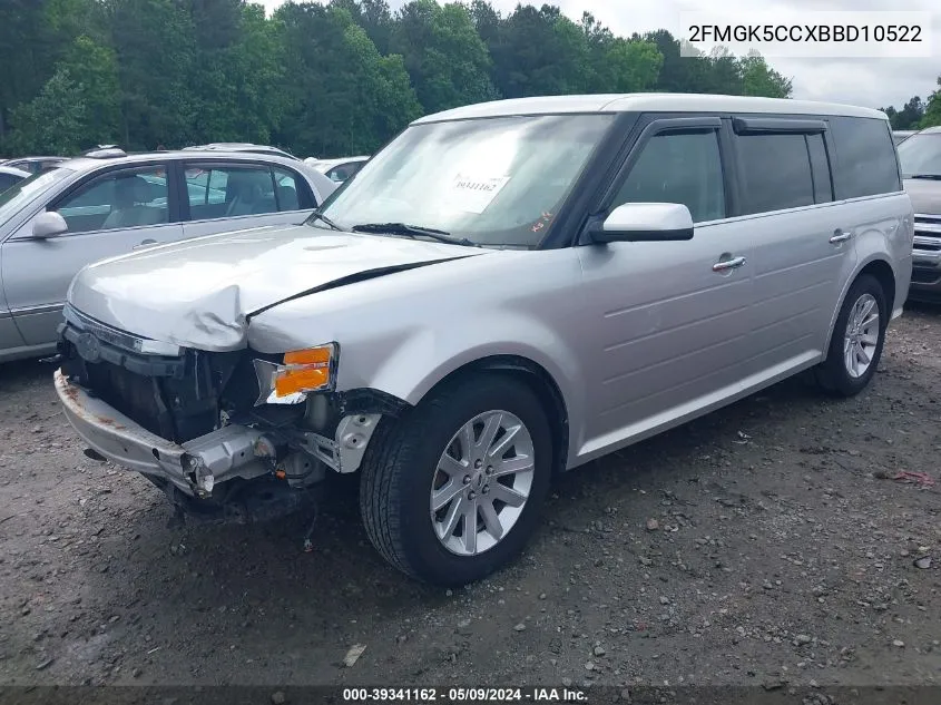 2FMGK5CCXBBD10522 2011 Ford Flex Sel