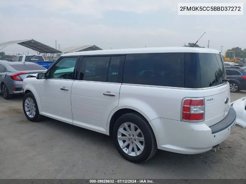 2011 Ford Flex Sel VIN: 2FMGK5CC5BBD37272 Lot: 39829632