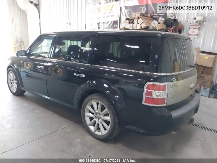 2011 Ford Flex Limited VIN: 2FMHK6DC0BBD10912 Lot: 39855362