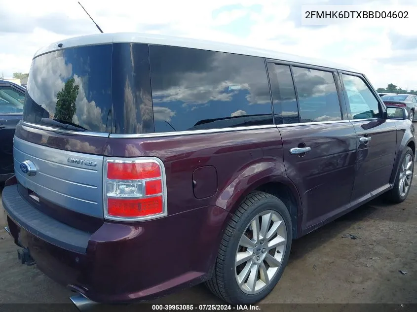 2FMHK6DTXBBD04602 2011 Ford Flex Limited