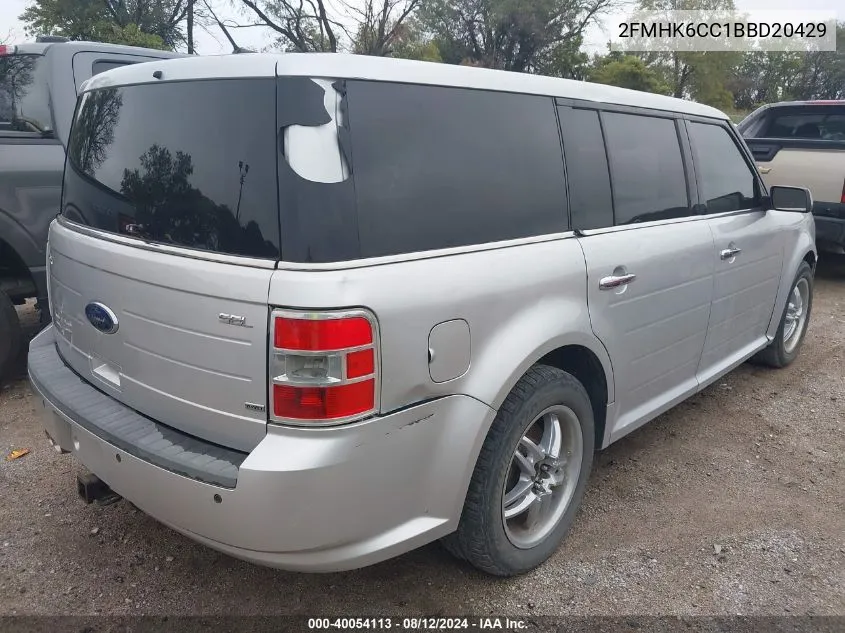 2FMHK6CC1BBD20429 2011 Ford Flex Sel