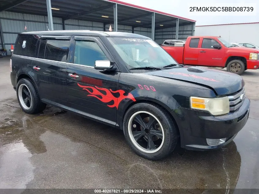 2011 Ford Flex Limited VIN: 2FMGK5DC5BBD08739 Lot: 40207821