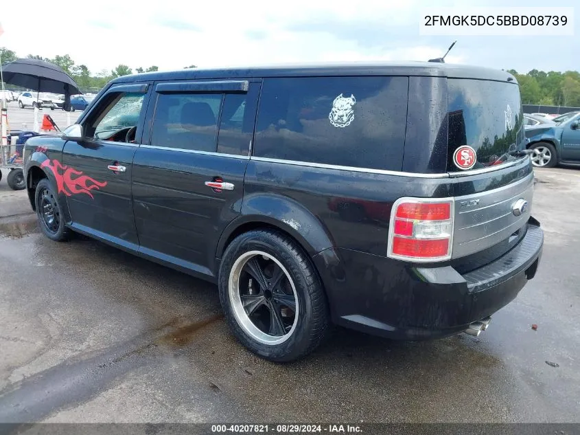 2011 Ford Flex Limited VIN: 2FMGK5DC5BBD08739 Lot: 40207821