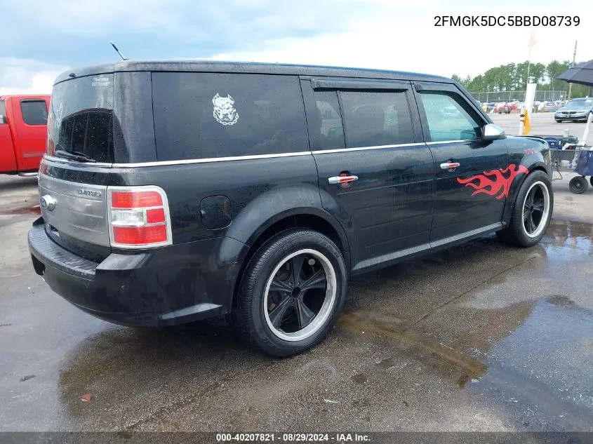 2011 Ford Flex Limited VIN: 2FMGK5DC5BBD08739 Lot: 40207821