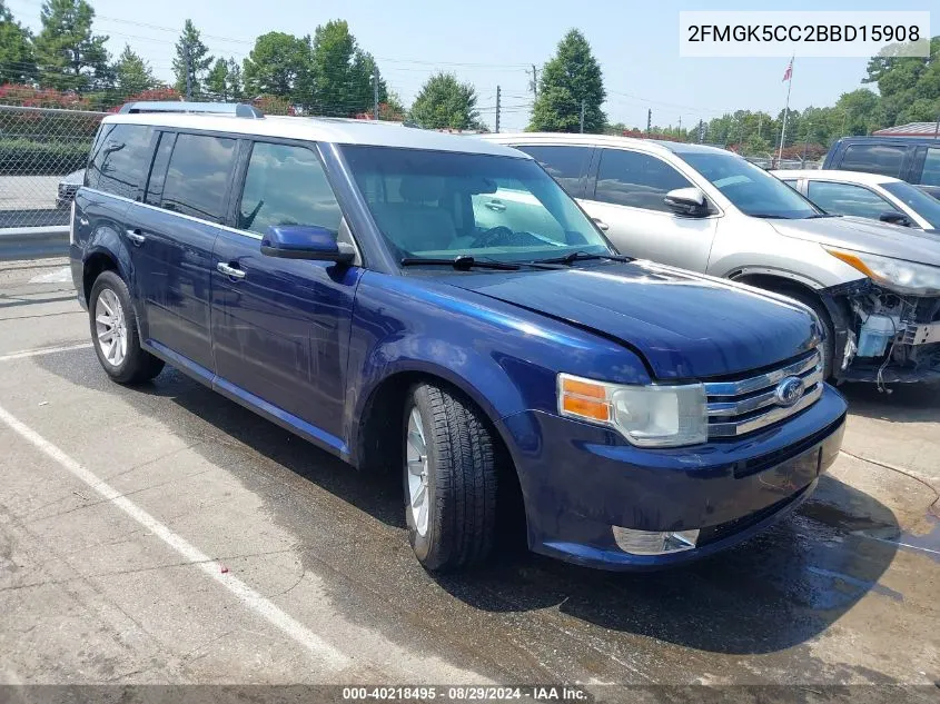 2011 Ford Flex Sel VIN: 2FMGK5CC2BBD15908 Lot: 40218495