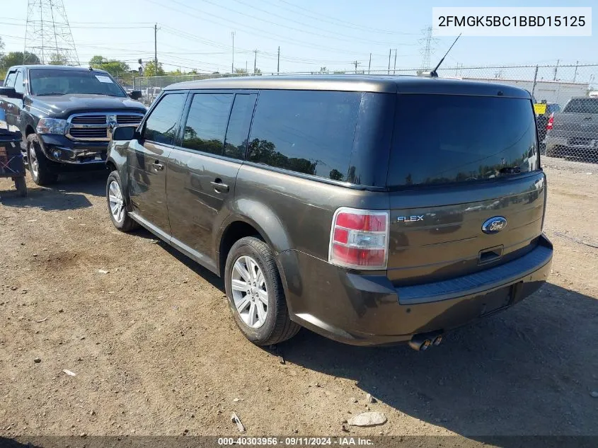 2FMGK5BC1BBD15125 2011 Ford Flex Se