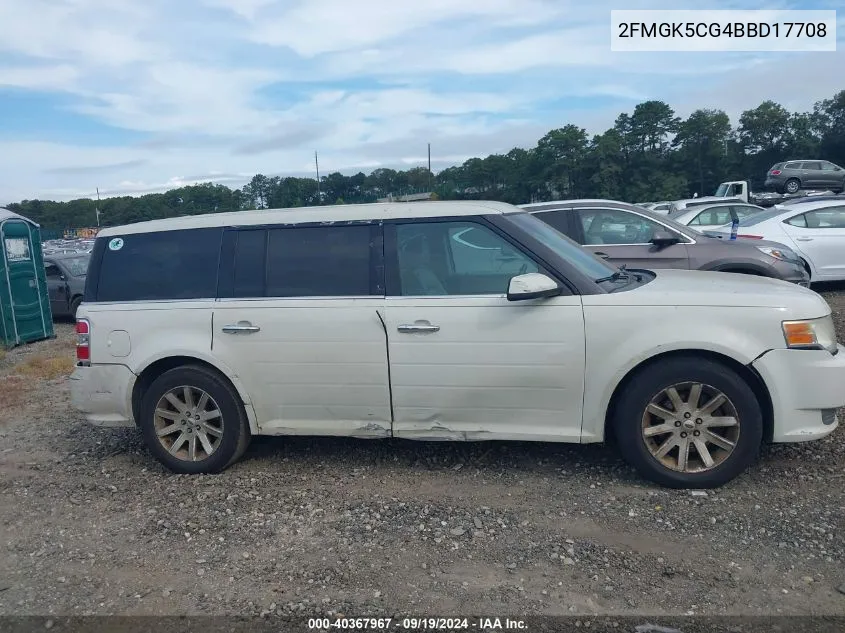 2FMGK5CG4BBD17708 2011 Ford Flex Sel