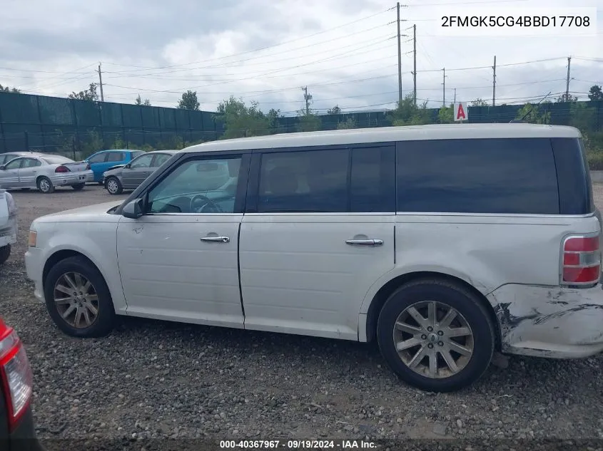 2011 Ford Flex Sel VIN: 2FMGK5CG4BBD17708 Lot: 40367967