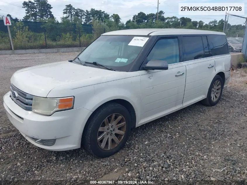 2FMGK5CG4BBD17708 2011 Ford Flex Sel