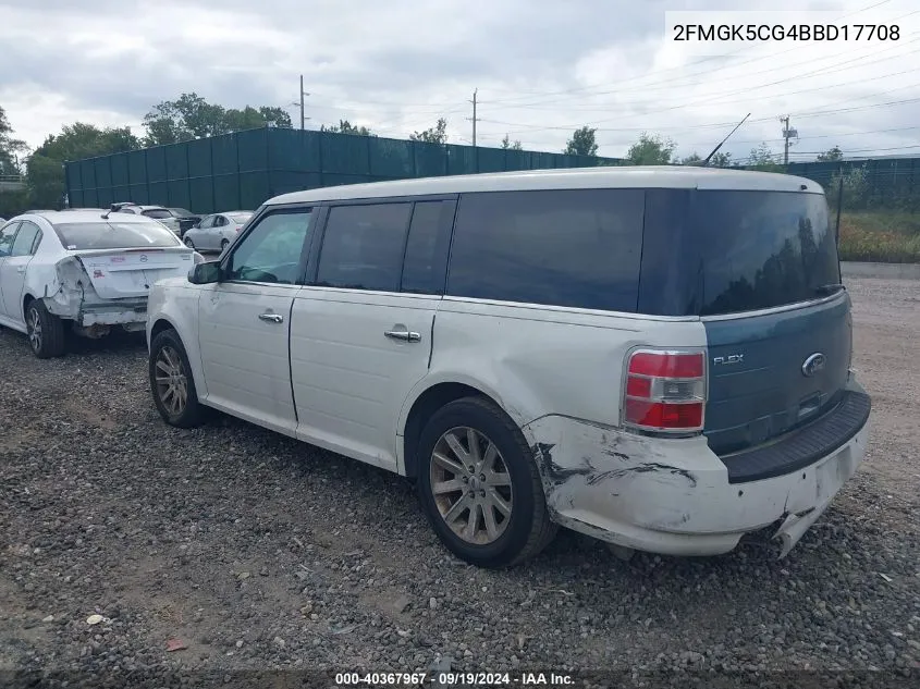 2FMGK5CG4BBD17708 2011 Ford Flex Sel