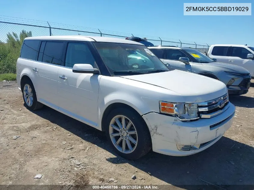 2011 Ford Flex Sel VIN: 2FMGK5CC5BBD19029 Lot: 40458786