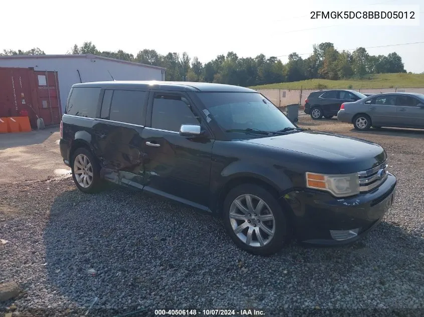 2011 Ford Flex Limited VIN: 2FMGK5DC8BBD05012 Lot: 40506148