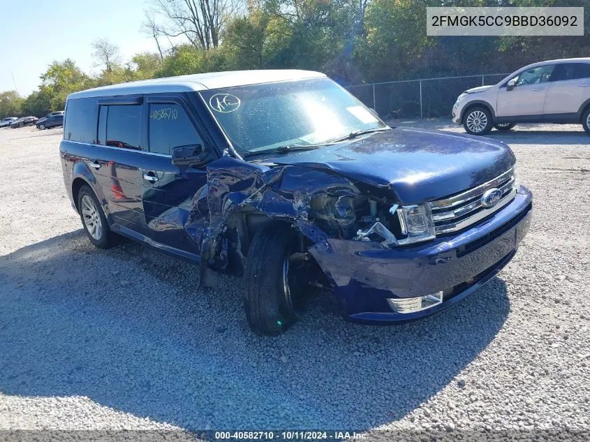 2011 Ford Flex Sel VIN: 2FMGK5CC9BBD36092 Lot: 40582710