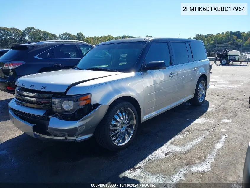 2011 Ford Flex Titanium VIN: 2FMHK6DTXBBD17964 Lot: 40615839