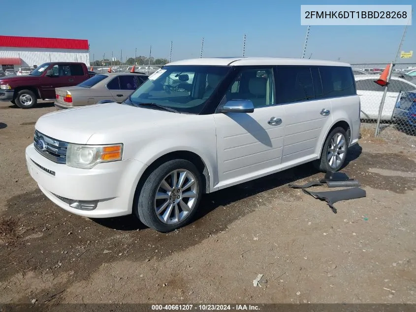 2011 Ford Flex Limited VIN: 2FMHK6DT1BBD28268 Lot: 40661207