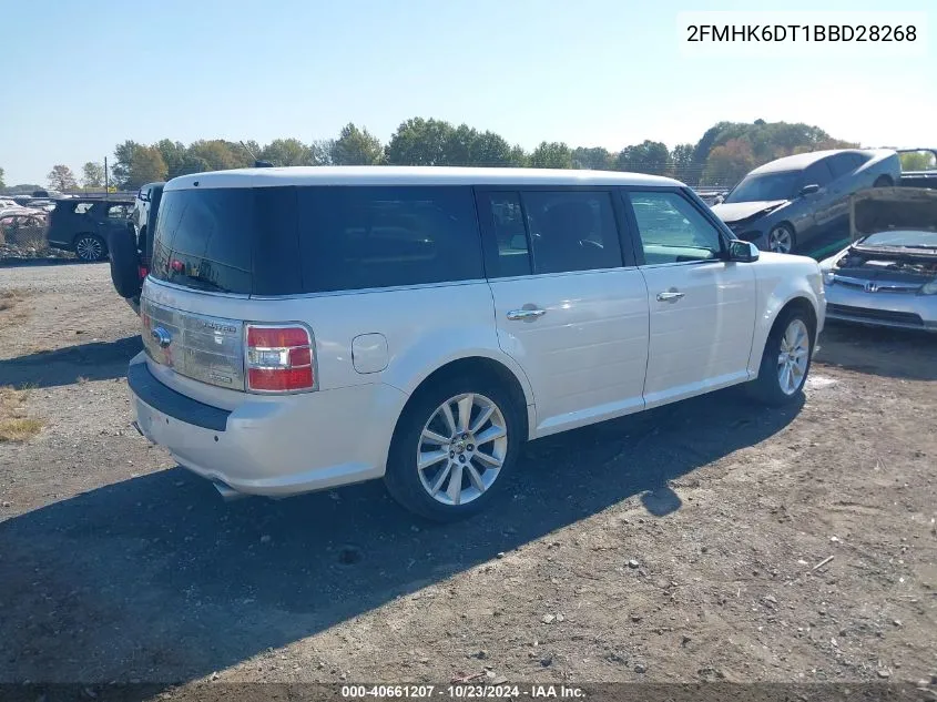 2011 Ford Flex Limited VIN: 2FMHK6DT1BBD28268 Lot: 40661207