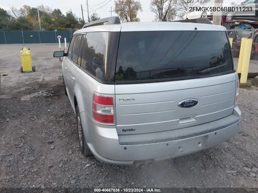 2011 Ford Flex Se VIN: 2FMGK5BC6BBD11233 Lot: 40667838