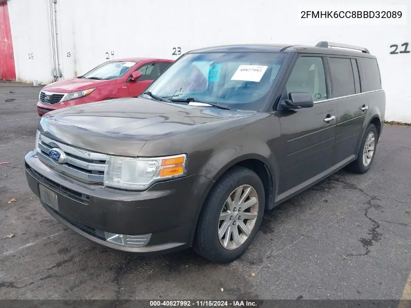 2011 Ford Flex Sel VIN: 2FMHK6CC8BBD32089 Lot: 40827992