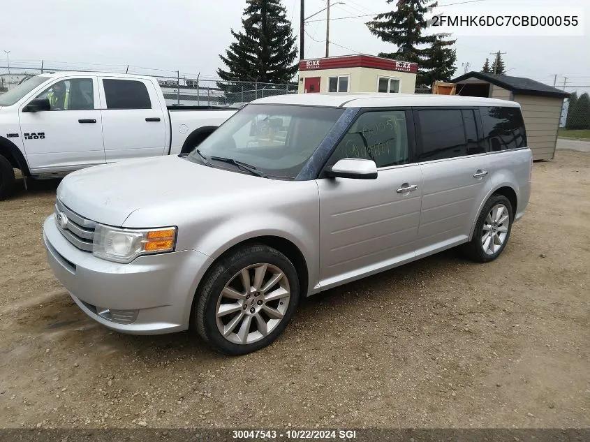 2012 Ford Flex Limited VIN: 2FMHK6DC7CBD00055 Lot: 30047543