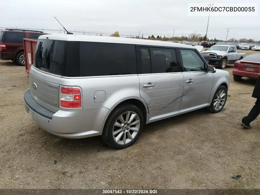 2012 Ford Flex Limited VIN: 2FMHK6DC7CBD00055 Lot: 30047543