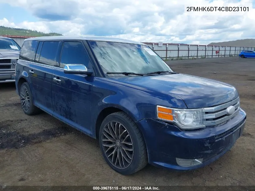 2012 Ford Flex Limited VIN: 2FMHK6DT4CBD23101 Lot: 39675115