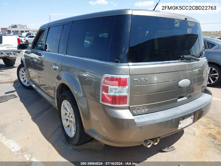 2FMGK5CC2CBD22763 2012 Ford Flex Sel