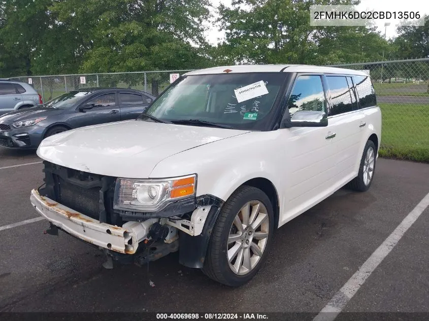 2012 Ford Flex Limited VIN: 2FMHK6DC2CBD13506 Lot: 40069698