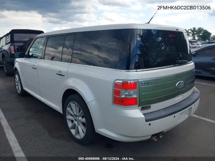 2012 Ford Flex Limited VIN: 2FMHK6DC2CBD13506 Lot: 40069698