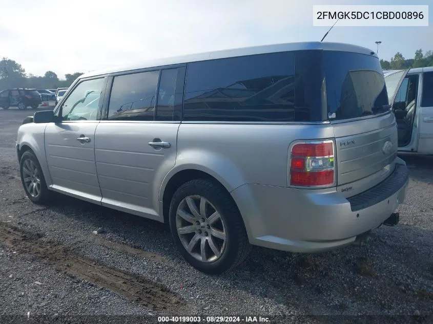 2012 Ford Flex Limited VIN: 2FMGK5DC1CBD00896 Lot: 40199003