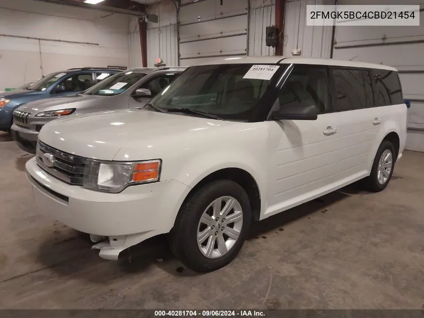 2FMGK5BC4CBD21454 2012 Ford Flex Se