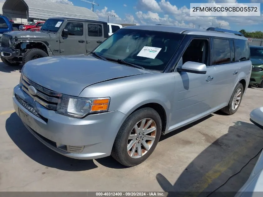 2012 Ford Flex Sel VIN: 2FMGK5CC9CBD05572 Lot: 40312400