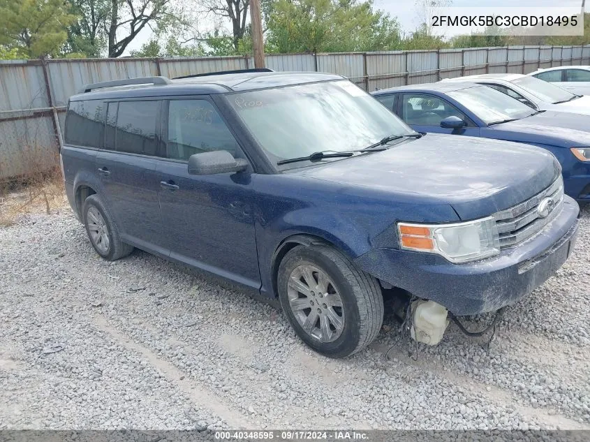 2012 Ford Flex Se VIN: 2FMGK5BC3CBD18495 Lot: 40348595