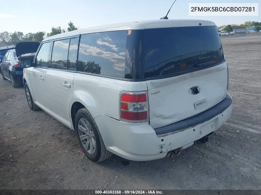 2FMGK5BC6CBD07281 2012 Ford Flex Se