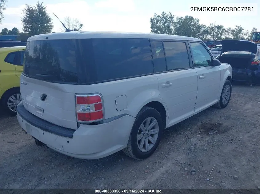 2FMGK5BC6CBD07281 2012 Ford Flex Se