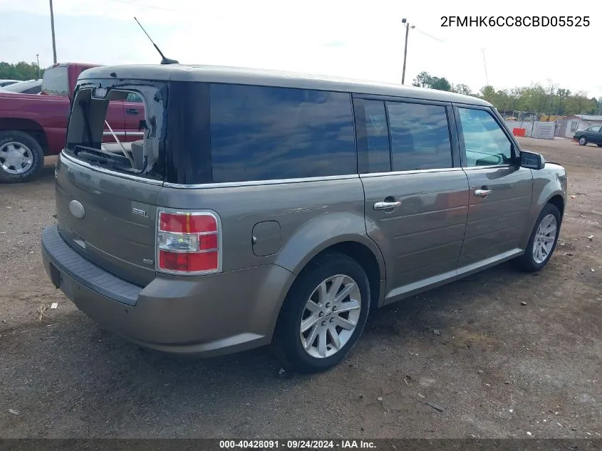 2012 Ford Flex Sel VIN: 2FMHK6CC8CBD05525 Lot: 40428091