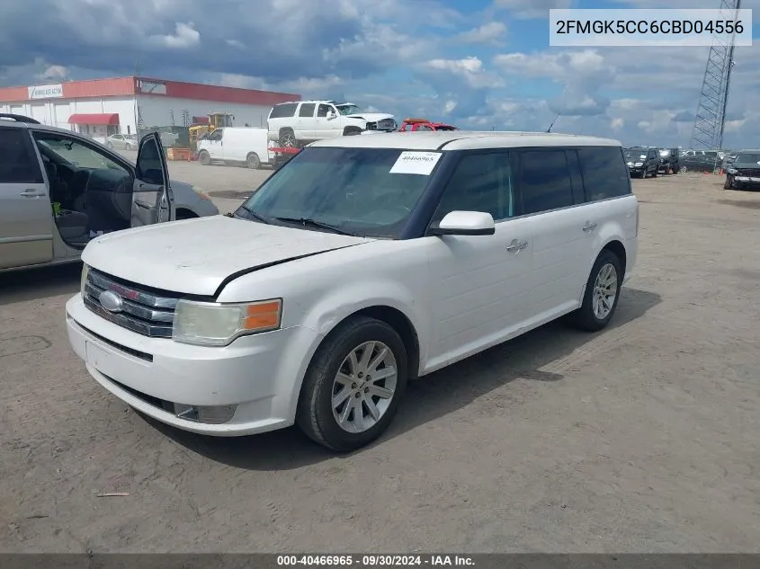 2012 Ford Flex Sel VIN: 2FMGK5CC6CBD04556 Lot: 40466965