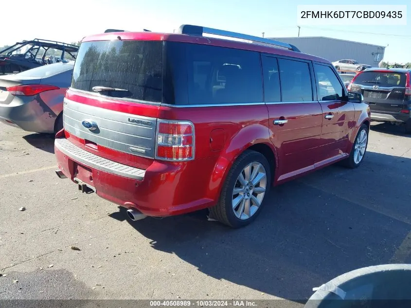 2012 Ford Flex Limited VIN: 2FMHK6DT7CBD09435 Lot: 40508989