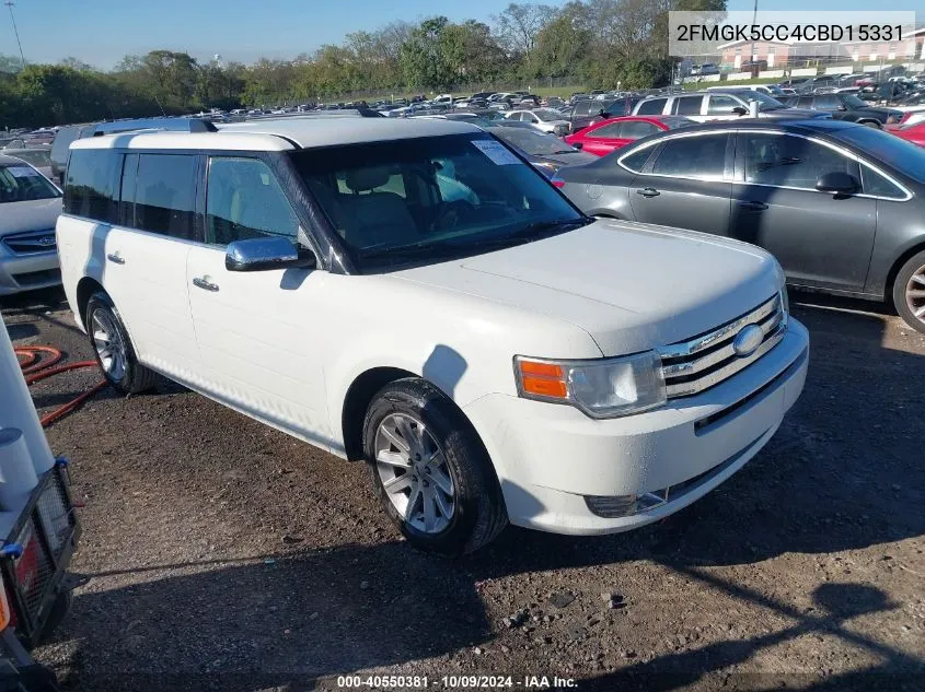 2012 Ford Flex Sel VIN: 2FMGK5CC4CBD15331 Lot: 40550381