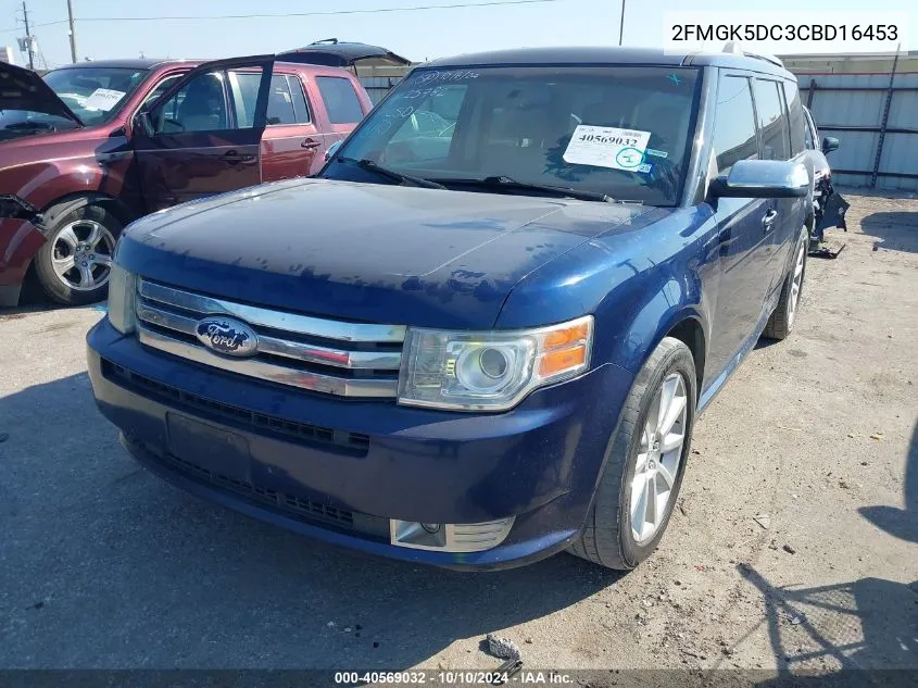 2012 Ford Flex Limited VIN: 2FMGK5DC3CBD16453 Lot: 40569032