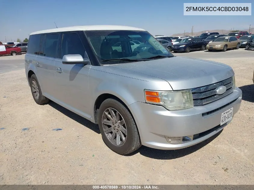 2012 Ford Flex Sel VIN: 2FMGK5CC4CBD03048 Lot: 40578569