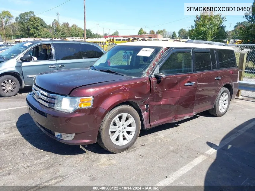 2012 Ford Flex Se VIN: 2FMGK5BCXCBD10460 Lot: 40580122